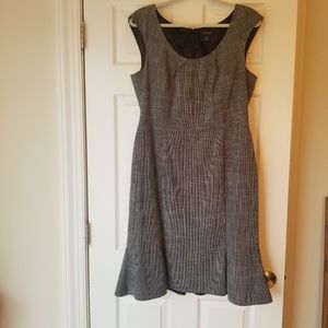 White House Black Market Dress A-line Sheath Gray